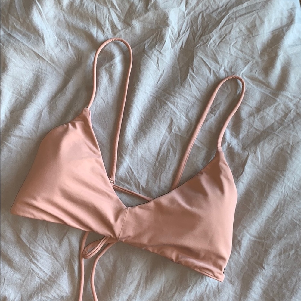 O’Neill dusty rose bikini top